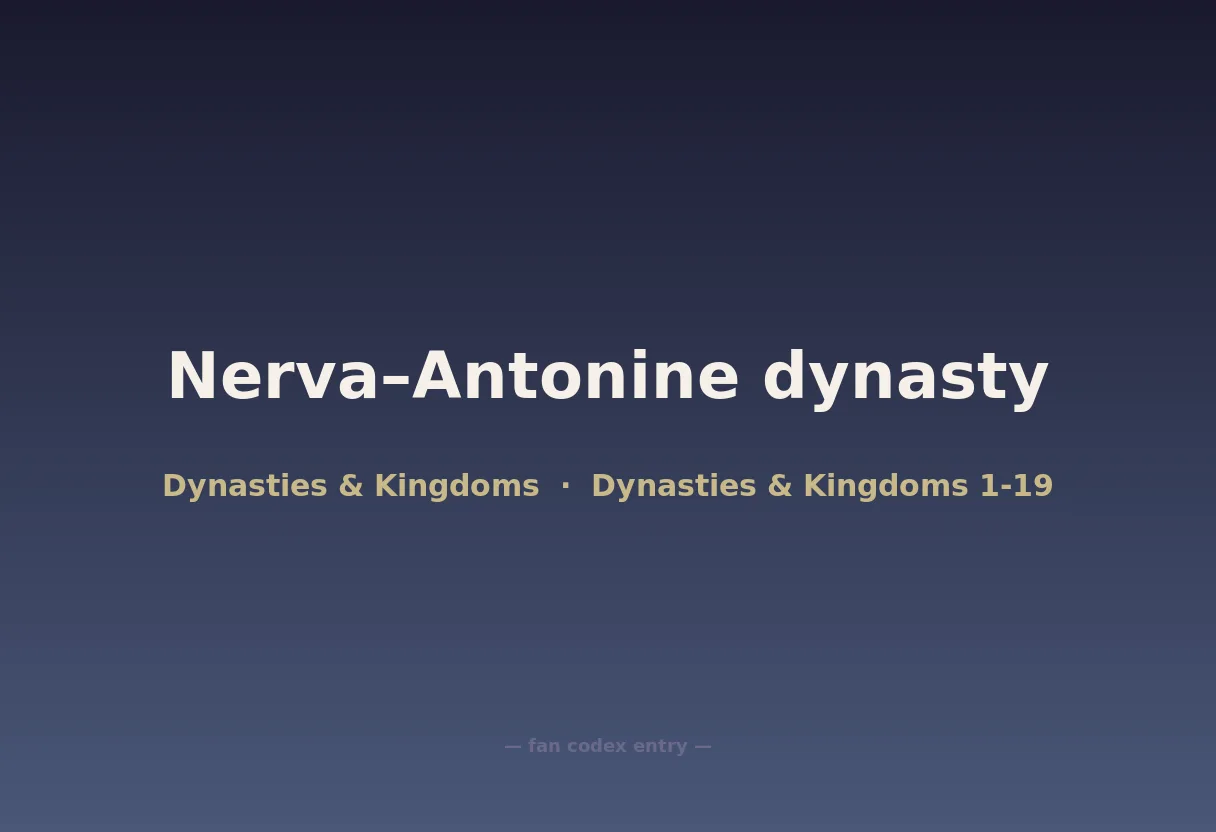 Nerva–Antonine dynasty