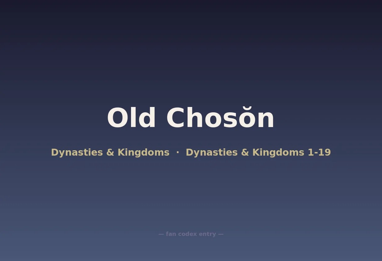 Old Chosŏn