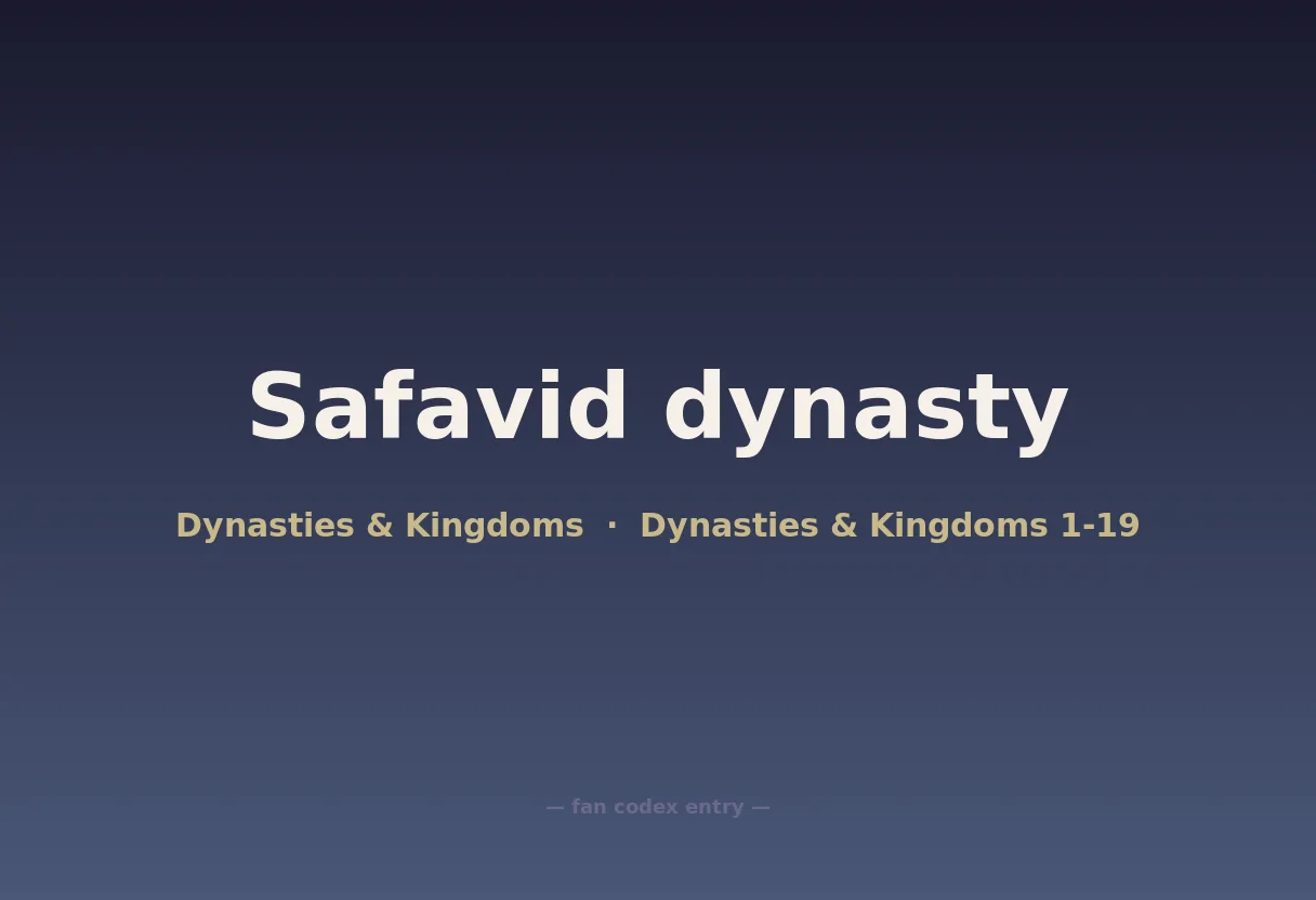 Safavid dynasty