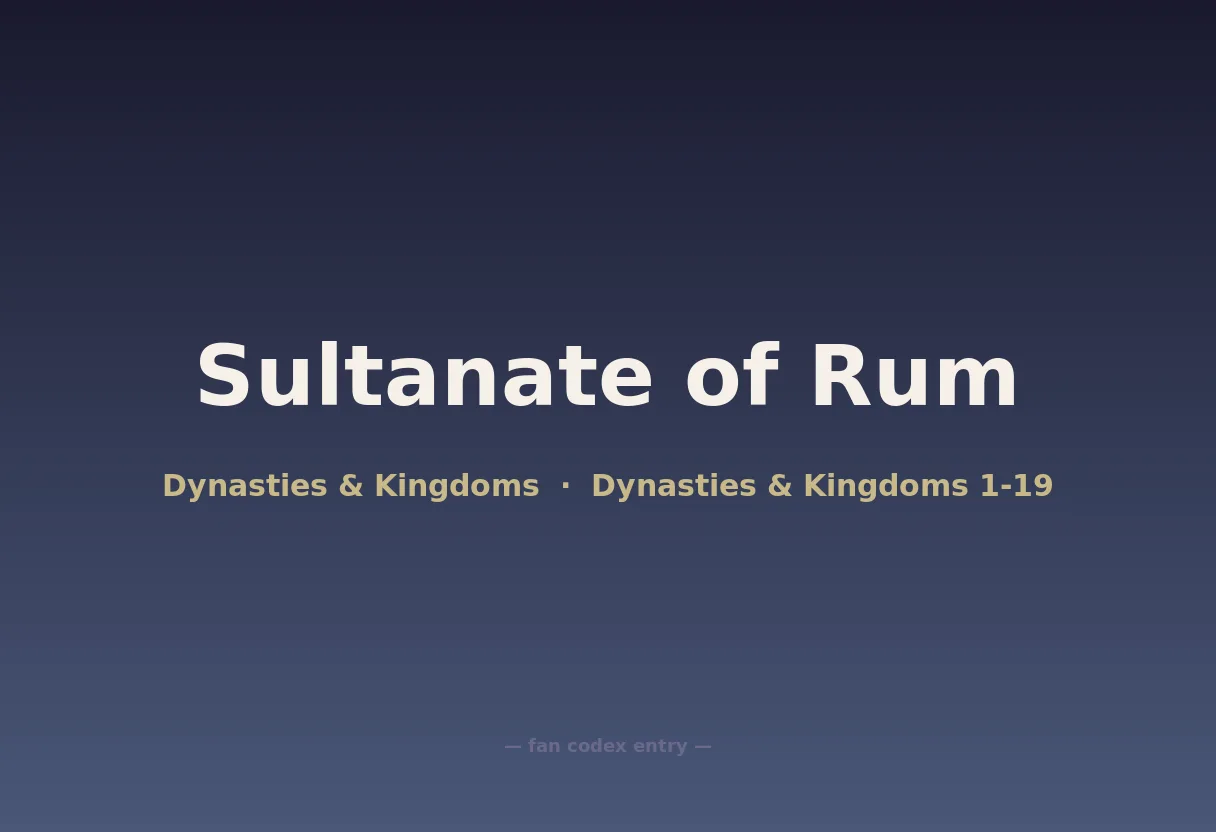 Sultanate of Rum